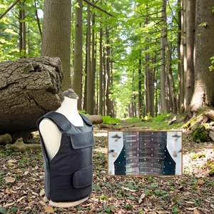 Chaleco Anticuchillos de Acero Oculto con Resistencia a Puñaladas Delantera y Trasera para Uso Táctico en Exteriores - Product Image 1