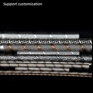 Đục lỗ ống xoắn ốc ống kim loại xốp Ống Lưới dầu cát kiểm soát ống kim loại đục lỗ lọc lõi xương - Product Image 4