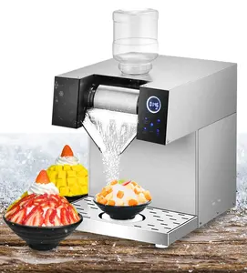 Máquina De Gelo Gelo Coreano Bingsu Em Pó Neve Venda Quente Bingsu Raspado Floco De Neve Motor CE Fornecido 220V Comercial SY Botão Floco Gelo