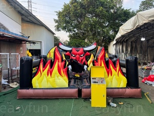 Máquina de Toro Mecánico de Grado Comercial de Alta Resistencia con Capacidad de 150 kg y Brincolín Inflable para <span class=keywords><strong>Alquiler</strong></span> a <span class=keywords><strong>Precio</strong></span> de Fábrica - Product Image 3