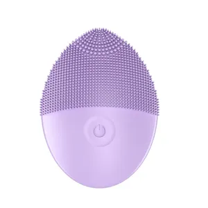 Portable Face Massager Waterproof Deep Face Cleaner Mini Electric Silicone Facial Cleansing Brush