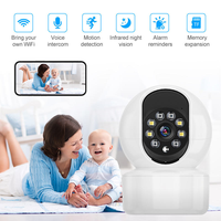 Caméra OV3 pour surveiller les enfants à la maison, vision nocturne HD à double lumière, moniteur sans fil WiFi, caméra sans fil, prend en charge la carte mémoire