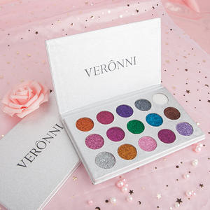 Acabado mate fino flash en <span class=keywords><strong>polvo</strong></span> sombra de ojos al por mayor paleta de sombras de ojos creación diseño paleta de sombras de ojos con caja - Product Image 5