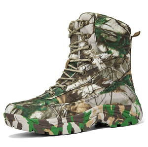 Bottes tactiques de chasse DF 1906 AS33 pour homme, grandes tailles 39-47, couleur kaki-vert, pour l'Afrique, la pampa, la forêt et le désert - Product Image 2