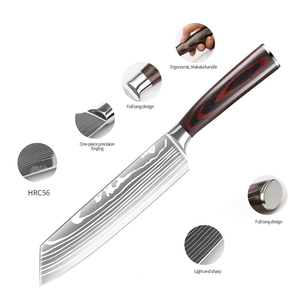 Juego <span class=keywords><strong>de</strong></span> Cuchillos <span class=keywords><strong>de</strong></span> <span class=keywords><strong>Cocina</strong></span> LONSDOW <span class=keywords><strong>de</strong></span> Lujo, 10 Piezas, Mango <span class=keywords><strong>de</strong></span> Madera Pakka, 8 Pulgadas, Alta Calidad, Cuchillo Multiusos, Cuchillo para Pelar, Santoku, Cuchillo para Sushi, Cuchillo <span class=keywords><strong>de</strong></span> <span class=keywords><strong>Chef</strong></span> - Product Image 4
