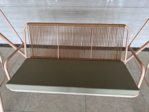 Sillón Columpio Moderno Personalizable de 3 Plazas, Tejido en Ratán, con Toldo, Estructura de Acero, para Patio, Jardín, Porche, <span class=keywords><strong>Hamaca</strong></span> - Product Image 4