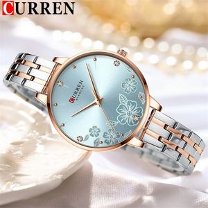 Reloj de Cuarzo CURREN 9068 con Manecillas Luminosas para Mujer, Deportivo, Elegante y Ejecutivo, 35 mm, Aleación, Acero Inoxidable de Lujo, con Calendario - Product Image 1
