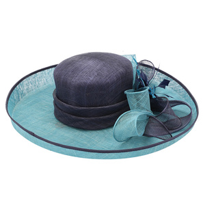 Großhandel Sinamay Silk Flower Fascinator Große Krempe Kirche Hut Basis für Frauen Designs inspiriert <span class=keywords><strong>Kentucky</strong></span> <span class=keywords><strong>Derby</strong></span> Partys Business - Product Image 4