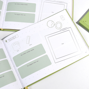 Agenda Personalizada para el Embarazo, <span class=keywords><strong>Libro</strong></span> de Recuerdos, Regalo Diario, Registro de Recuerdos, Diario del Primer Bebé, Papel Artístico, Tapa Dura, Spray Dorado - Product Image 6