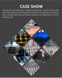 Hai thành phần Dispenser Polyurethane Epoxy AB keo công suất lớn sâu keo điền máy tự động PVC nhãn Máy làm - Product Image 4