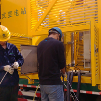 Transformateur de puissance triphasé, sectionneur, barre omnibus, disjoncteur pour travaux de génie civil EPC, entrée 220 kV, sortie 220 V