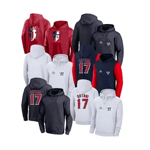 2023-24 khâu bóng chày Hoodies Los Angeles 17 ohtani có thể tùy chỉnh logo và tên