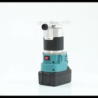 Routeur industriel sans fil à six vitesses sans balais électrique pour le travail du bois multifonctionnel avec batterie au lithium pour le rainurage