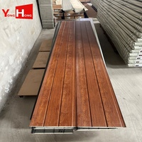 Panneaux d'isolation de sandwich à polyuréthane de mur extérieur isolés renforcés