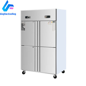 4-Door Fridge With Independent <b>Freezer</b> Compartments Zhangxiaole Restaurant Kitchen <b>Freezer</b> Zhangxiaole Zhangxiaole - Product Image 3