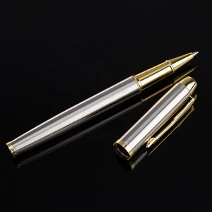 Custom Logo Premium Capped Metal Ballpoint <b>Pen</b> Slim Design Executive Style for Tradeshow Giveaways - Product Image 3