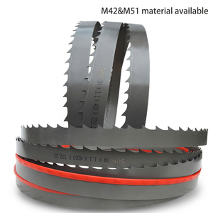 Sierra de cinta bimetálica de alta calidad para aserradero industrial, sierra de cinta bimetálica M42 multiusos para trabajar la madera y cortar troncos - Product Image 3
