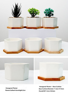 K & B <span class=keywords><strong>vendita</strong></span> calda poligono ceramica oro-spruzzato giardino decorativo vaso di fiori di alta qualità <span class=keywords><strong>per</strong></span> la decorazione esterna - Product Image 5