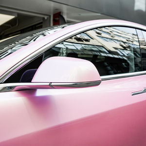 1.52x18m Super Glossy Pink Car Wrap Vinyl PET PVC 2 Couches Car <span class=keywords><strong>Rap</strong></span> Vinyl - Product Image 4