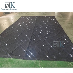 Cortina Negra con Luces LED y Soporte para Fondo, Control LED, en Oferta - Product Image 4