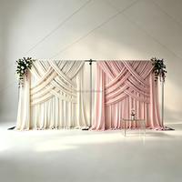 Soporte de Fondo Portátil de Aluminio para Decoración de Eventos y Bodas - Ligero y Ajustable