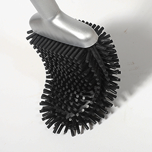 Support de séchage pour brosse WC en TPR avec poils flexibles pour salle de bain – Nettoyant WC en silicone – Brosse WC en silicone - Product Image 4