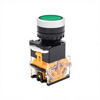 Lampu indikator tombol reset otomatis LA38-11BN sakelar tombol tekan sakelar daya 380v