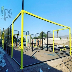 APEX 2026 Nouvelle conception de courts de padel panoramiques <span class=keywords><strong>World</strong></span> Padel Tour avec double revêtement en poudre, mélange de zinc, court de padel - Product Image 4