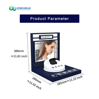 Acrylique sans fil écouteur casque présentoir casque hors ligne canaux de marketing fonction d'essai Bluetooth présentoir