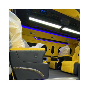 Kit di Aggiornamento Interno Premium Arancione Personalizzabile per <span class=keywords><strong>Mercedes</strong></span> <span class=keywords><strong>Vito</strong></span>/Viano Tetto Alto Include Coprisedili in Pelle e Finiture per Cruscotto - Product Image 4