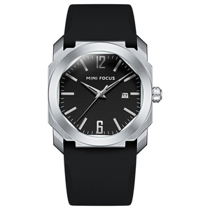 นาฬิกาข้อมือควอตซ์ Mini Focus 0248G สำหรับผู้ชาย ดีไซน์มินิมอล กันน้ำ 3 ATM ตัวเรือนโลหะผสมสังกะสี สายซิลิโคน พร้อมปฏิทิน OEM ราคา - Product Image 1