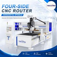 Routeur CNC à broche horizontale haute précision pour trous de serrures de portes en bois 1325 1530 2030