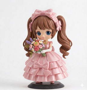 Muñeca de acción de princesa de dibujos animados personalizada, favorita de las niñas, de fábrica OEM, <span class=keywords><strong>juguete</strong></span> para el <span class=keywords><strong>Happy</strong></span> <span class=keywords><strong>Meal</strong></span> del restaurante para niñas - Product Image 2