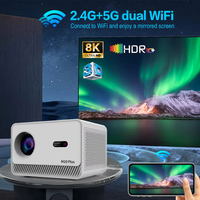 Projecteur TV Android M10 PLUS 4K, projecteur de cinéma portable pour la maison, Wifi 6, Allwinner H713, Android 11, 200 ANSI