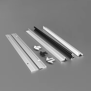 อลูมิเนียมอัลลอยด์ โลหะผสมสังกะสี ฝาปิดปลั๊ก ที่ยึดแผ่นกระจกสำหรับตู้เฟอร์นิเจอร์ ทนทาน ติดตั้งง่าย รับน้ำหนักได้ดี - Product Image 1