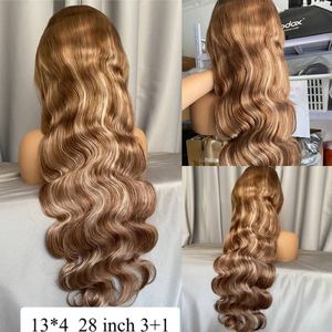 Peluca de Cabello Humano con Frente de Encaje HD 13x6 sin Pegamento, Color Marrón Chocolate, Pre-Desplumada con Cabello de Bebé, Pelucas con Cierre de Encaje 5x5 Marrón Oscuro para Mujeres - Product Image 4