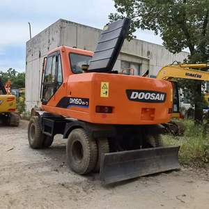 Excavadora de Ruedas Doosan DX150W-9 DH150W-7 de 15 Toneladas con Neumáticos de Goma y Motor Cummins, Usada, en Venta - Product Image 1