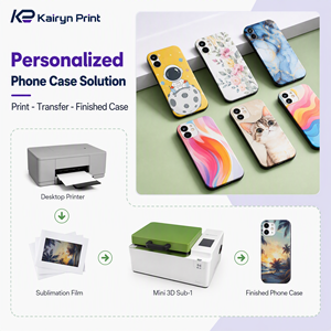Imprimante numérique mini 3D, presse à chaud par sublimation sous vide, 1200W, 130 ℃   Kit de personnalisation de coques de téléphone pour les magasins de détail - Product Image 3
