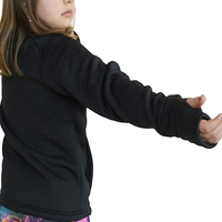 Logo personnalisé Combinaisons de patinage artistique Haute qualité Fitness Gym Sport Veste Fabricant Femmes Hiver Formation Yoga Veste Enfants