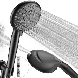 Adjustable Filtered Shower Head with Handheld 9 Unique <b>Sprayer</b> Function Rainfall Head Detachable High <b>Pressure</b> Showerhead - Product Image 2