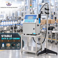 Machine de marquage à jet d'encre continu PRIMA-B600 Plus CIJ, faible entretien, imprimante de codage de date pour boîtes de biscuits et cartons