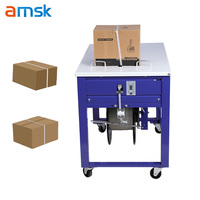 Machine d'emballage semi-automatique électrique T800 pour bande PP, gain de temps et efficacité, pour le cerclage latéral des cartons