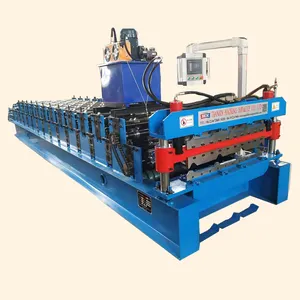 Fully-Automatic Construction Profil Drawing Roofing Sheets Roll Forming Machine Metal Roof