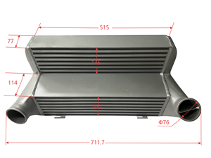 Kits d'<span class=keywords><strong>intercooler</strong></span> en aluminium pleine épaisseur personnalisés à haut rendement pour voitures à moteur N54 135i 335i E92 <span class=keywords><strong>E36</strong></span> 3.0T - Rétrofit/Mise à niveau - Product Image 2