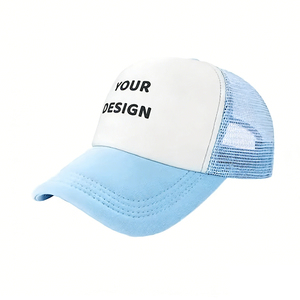 Gorra Trucker de Moda Ujoy de Dos Tonos, Gorra de Malla de Verano con Correa Ajustable, Unisex - Product Image 1