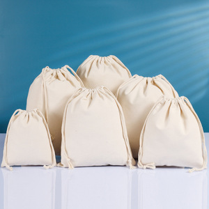 Đẹp Chất Lượng Có Thể Giặt Biểu Tượng Tùy Chỉnh Dây Kéo Nhung Bụi Quà Tặng Bao Bì Mỹ Phẩm Túi Xách Tay Vải Bông Dây Kéo Túi - Product Image 4