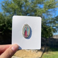 Épingles en émail doux dur San Judas personnalisées ère épingle à chapeau croisé pour les États du Mexique
