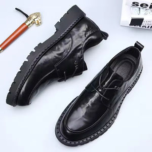 High Quality Men's Fashionable Handcrafted Genuine Leather Slip-On <b>Waterproof</b> Breathable Camouflage Pattern Evergreen Business - Product Image 3