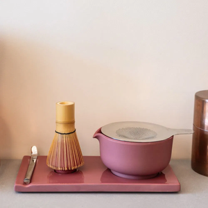 Juego de Utensilios de Cerámica para Matcha con Tazón, Batidor de Bambú, Cuchara y Soporte, Accesorios Tradicionales para la Preparación del Matcha para el Ritual Diario del Té - Product Image 1