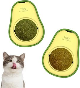 Avocado Shaped Cartoon Modern Luxury Plastic Catnip Ball <b>Cat</b> <b>Toy</b> Teeth Cleaning Grinding Self-Healing Rotatable 46x60cm Custom - Product Image 1